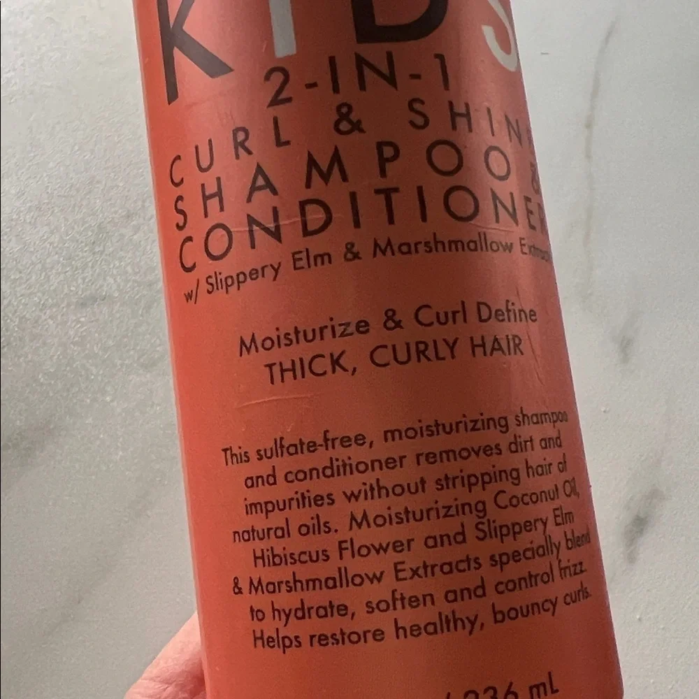 Shea Moisture Kids 2 In 1 Curl Shine Shampoo Conditioner Thick Curly Hair  8 Oz